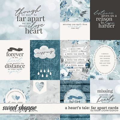 A Heart's Tale: Far Apart Cards by Kristin Cronin-Barrow