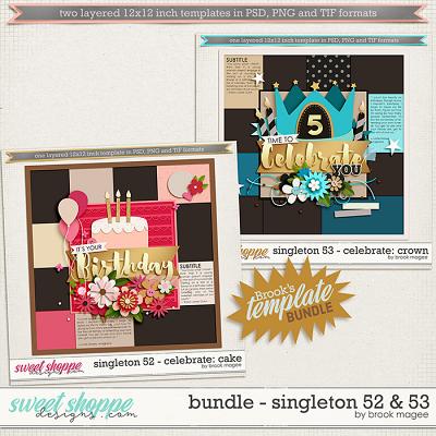 Brook's Templates - Bundle - Singleton 52 & 53 by Brook Magee