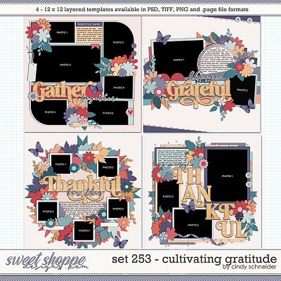 Cindy's Layered Templates - Set 253: Cultivating Gratitude by Cindy Schneider