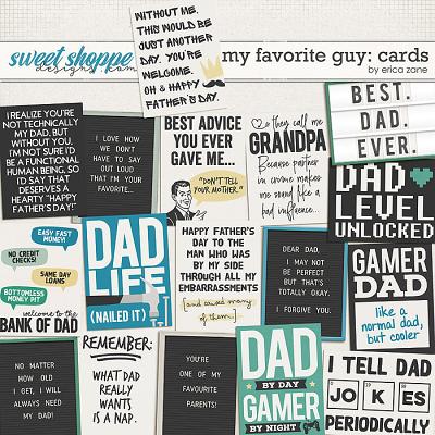 My Favorite Guy: Cards by Erica Zane