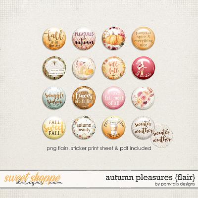 Autumn Pleasures Flair by Ponytails