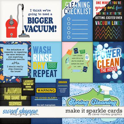 Make it Sparkle Cards by Clever Monkey Graphics