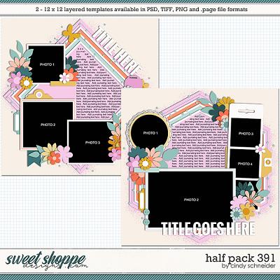 Cindy's Layered Templates - Half Pack 391 by Cindy Schneider