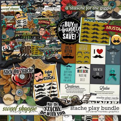 Stache Play Bundle by Clever Monkey Graphics Stache Play Bundle by Clever Monkey Graphics