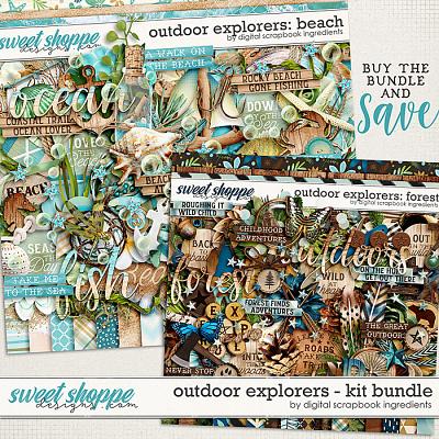 Outdoor Explorers Kit Bundle by Digital Scrapbook Ingredients