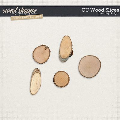 CU Wood Slices  by Red Ivy Design