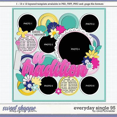 Cindy's Layered Templates - Everyday Single 95 by Cindy Schneider