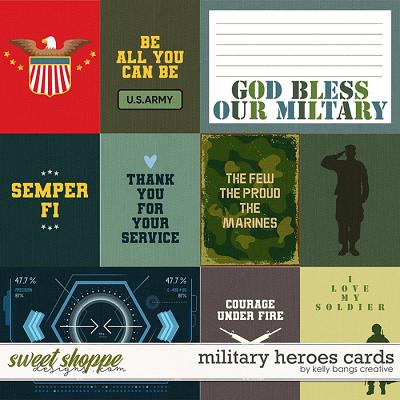 Military Heroes Cards by Kelly Bangs Creative