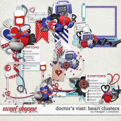Doctor's Visit: Heart Clusters by Meagan's Creations
