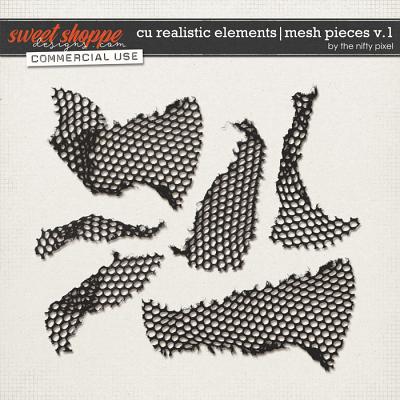 CU REALISTIC ELEMENTS | MESH PIECES V.1 by The Nifty Pixel