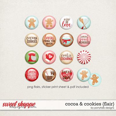 Cocoa & Cookies Flair by Ponytails