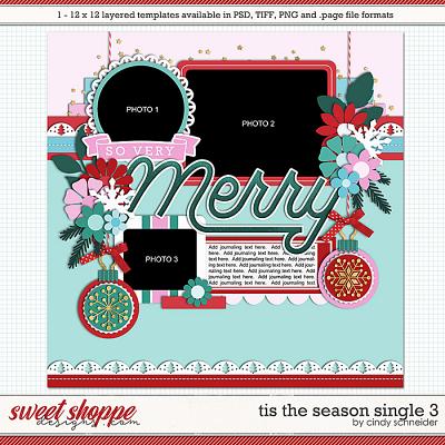 Cindy's Layered Templates - Tis the Season Single 3 by Cindy Schneider