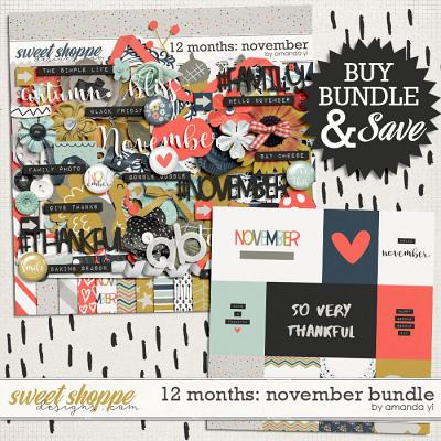 12 Months: November Bundle by Amanda Yi
