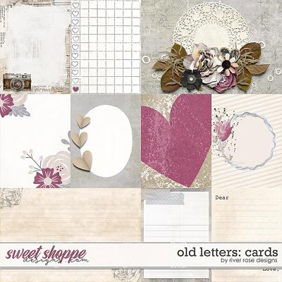 Old Letters: Cards by River Rose Designs