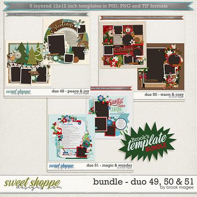Brook's Templates - Bundle - Duo 49, 50 & 51 by Brook Magee