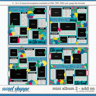 Cindy's Layered Templates - Mini Album 2: Add On by Cindy Schneider