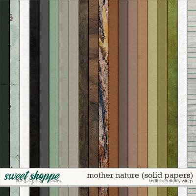 Mother Nature (solid papers) by Little Butterfly Wings