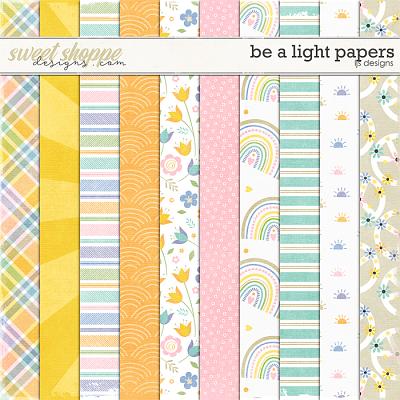 Be A Light Papers by LJS Designs