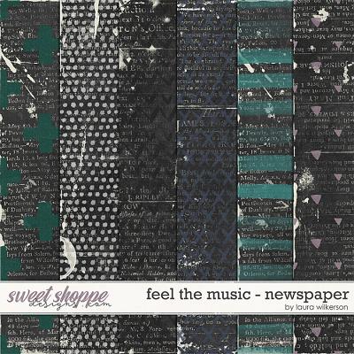 Feel the Music: Newspaper by Laura Wilkerson