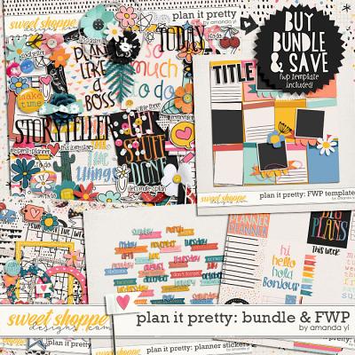 Plan it pretty: bundle & FWP template by Amanda Yi