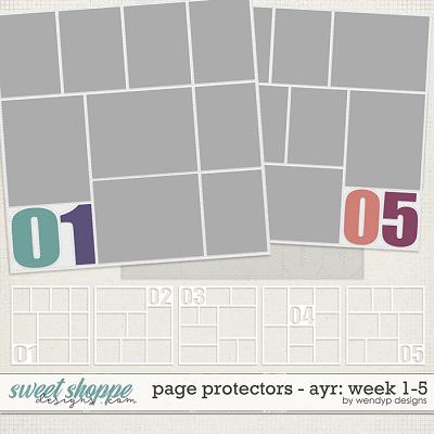 page protector - all year round: week 1 to 5 by WendyP Designs