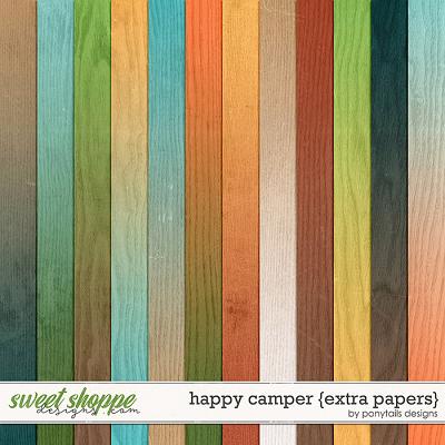 Happy Camper Extra Papers by Ponytails