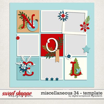 Miscellaneous 34 Template by Digital Scrapbook Ingredients
