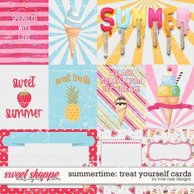 Summertime: Treat Yourself Cards by River Rose Designs
