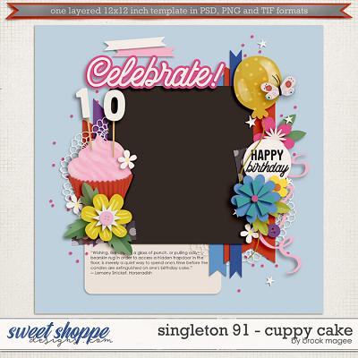 Brook's Templates - Singleton 91 - Cuppy Cake by Brook Magee