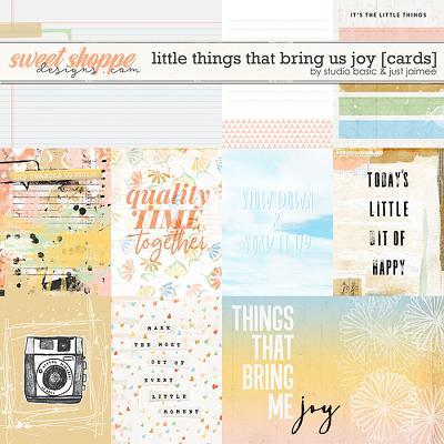 Little Things That Bring Us Joy Cards by Studio Basic and Just Jaimee