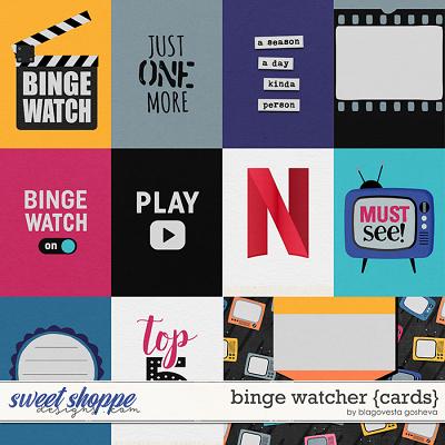 Binge Watcher {cards} by Blagovesta Gosheva