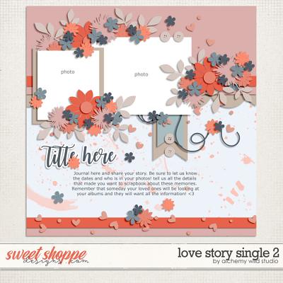 Love Story: Single 2 Layered Template 