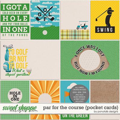 Par for the Course Pocket Cards by Ponytails