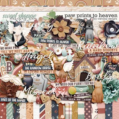 Paw prints to heaven by WendyP Designs