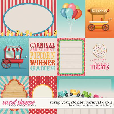 Scrap Your Stories: Carnival- CARDS by Studio Flergs & Kristin Cronin-Barrow