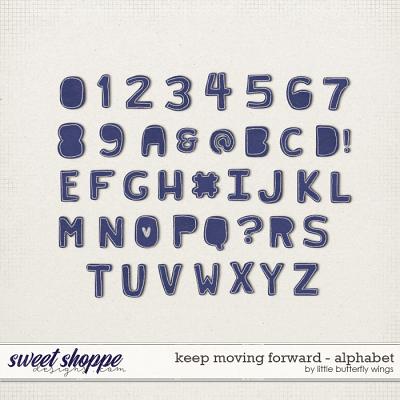Keep moving forward - alphabet by Little Butterfly Wings