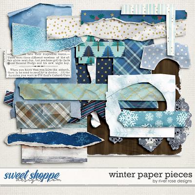 Winter Paper Pieces by River Rose Designs