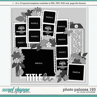 Cindy's Layered Templates - Photo Palooza 193 by Cindy Schneider