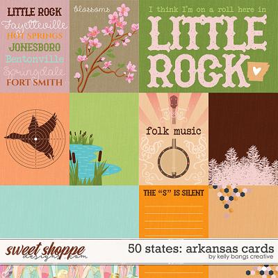 50 states: Arkansas Cards by Kelly Bangs Creative