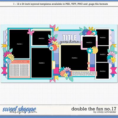 Cindy's Layered Templates - Double the Fun No.17 by Cindy Schneider