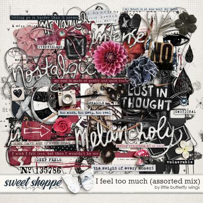 I feel too much (assorted mix) by Little Butterfly Wings