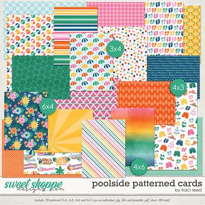 Poolside Patterned Cards by Traci Reed