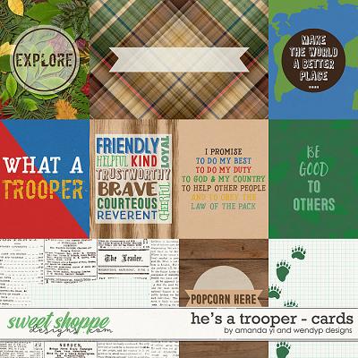 He's A Trooper: Cards by Amanda Yi & WendyP Designs