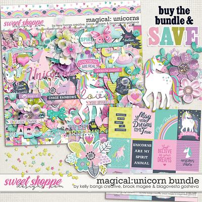 Magical: Unicorns - Bundle by Kelly Bangs Creative, Brook Magee & Blagovesta Gosheva