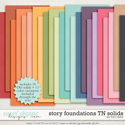 Story Foundations: Solid TN Papers by Traci Reed