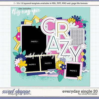Cindy's Layered Templates - Everyday Single 20 by Cindy Schneider