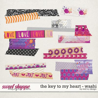 The Key To My Heart - Washi by Red Ivy Design