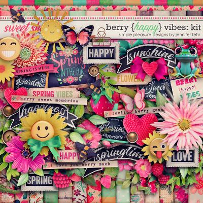 berry {happy} vibes kit: simple pleasure designs by jennifer fehr