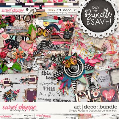 art deco bundle: Simple Pleasure Designs by Jennifer Fehr 