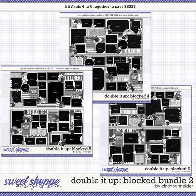 Cindy's Layered Templates - Double It Up: Blocked Bundle 2 by Cindy Schneider